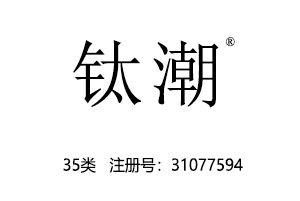 钛潮,35类商标,广告,商业管理,替他人推销,药品零售或批发,商业管理加盟,药店,水果超市