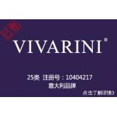 【已售】VIVARINI,品牌商标,25类英文商标